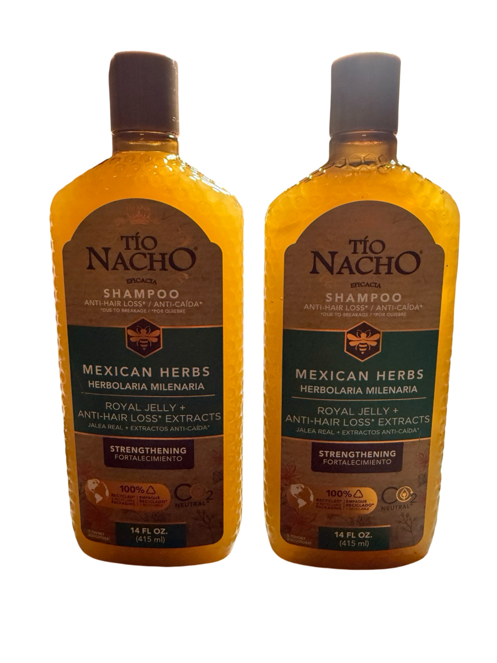 Tio Nacho Mexican Herbs Strengthening Anti-Hair Loss Shampoo, 14 fl oz (2-Pack)